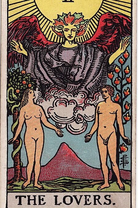 Carta de tarot: Los amantes
