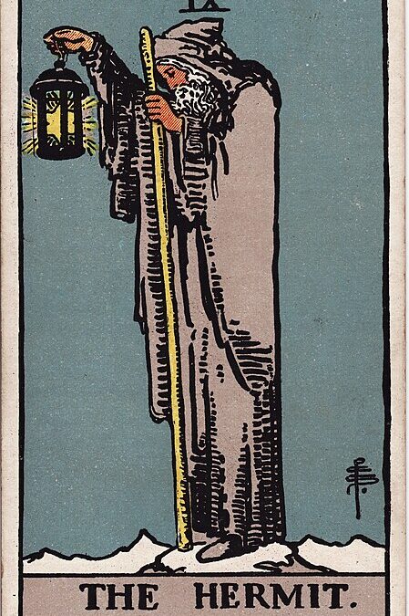 Carta de tarot: El Ermitaño