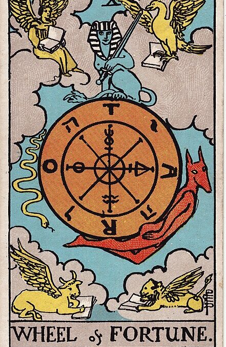 Carta de tarot: La Rueda de la Fortuna