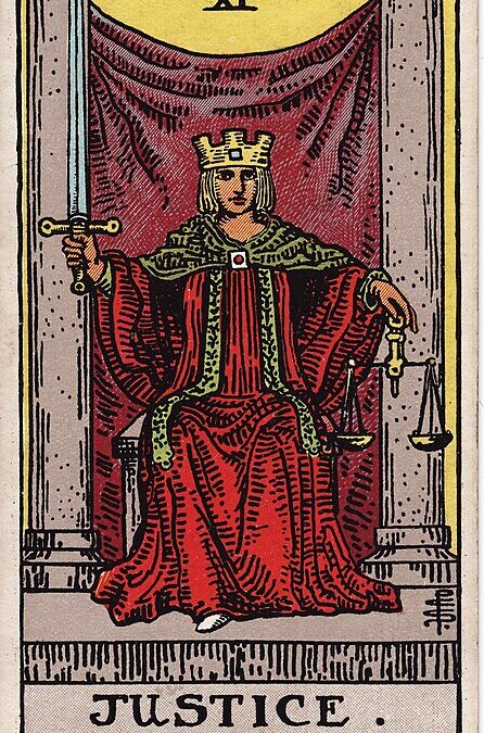 Carta de tarot: La Justicia