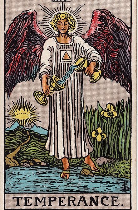 Carta de tarot: La Templanza